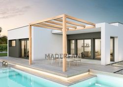 Pérgola adosada laminada Burgos