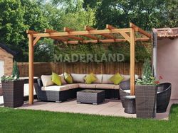 Pergola Adosada Madera Laminada ANDORRA GL24H