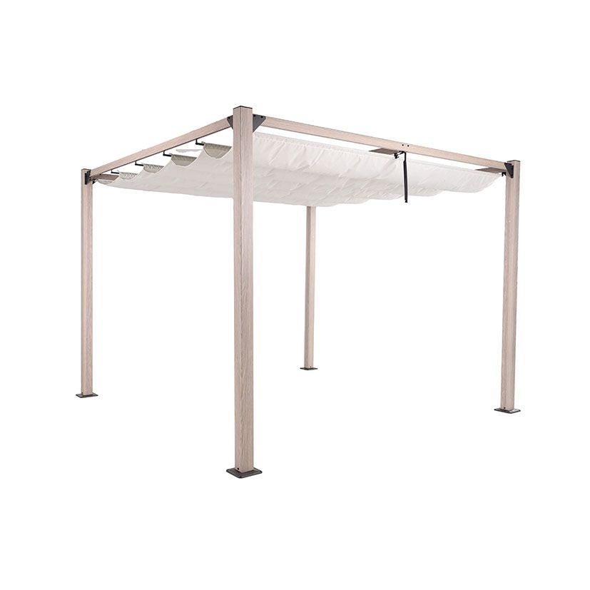 Pergola Aluminio Tanger 300x300 Xh.230cm