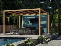 Pérgola autoportante de madera de abeto laminada modelo Santander