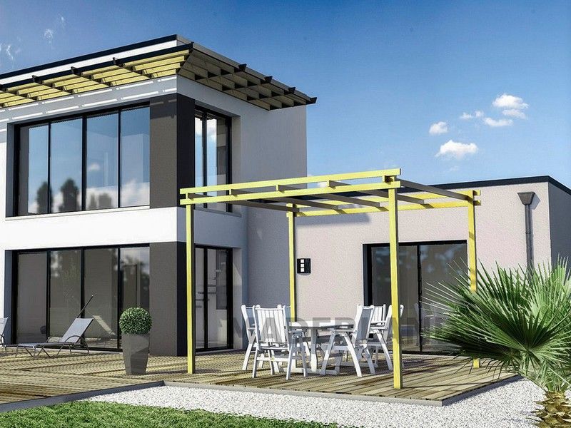 Pérgola autoportante maciza modelo Almerí­a