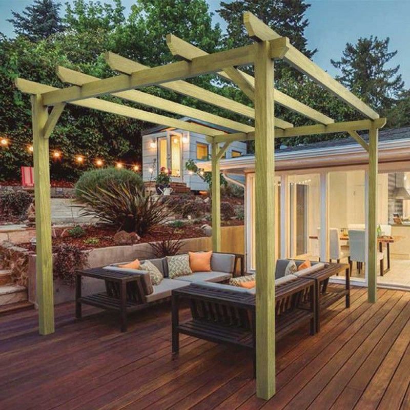 Pérgola de madera 420x300 CAMBADOS de Maderland