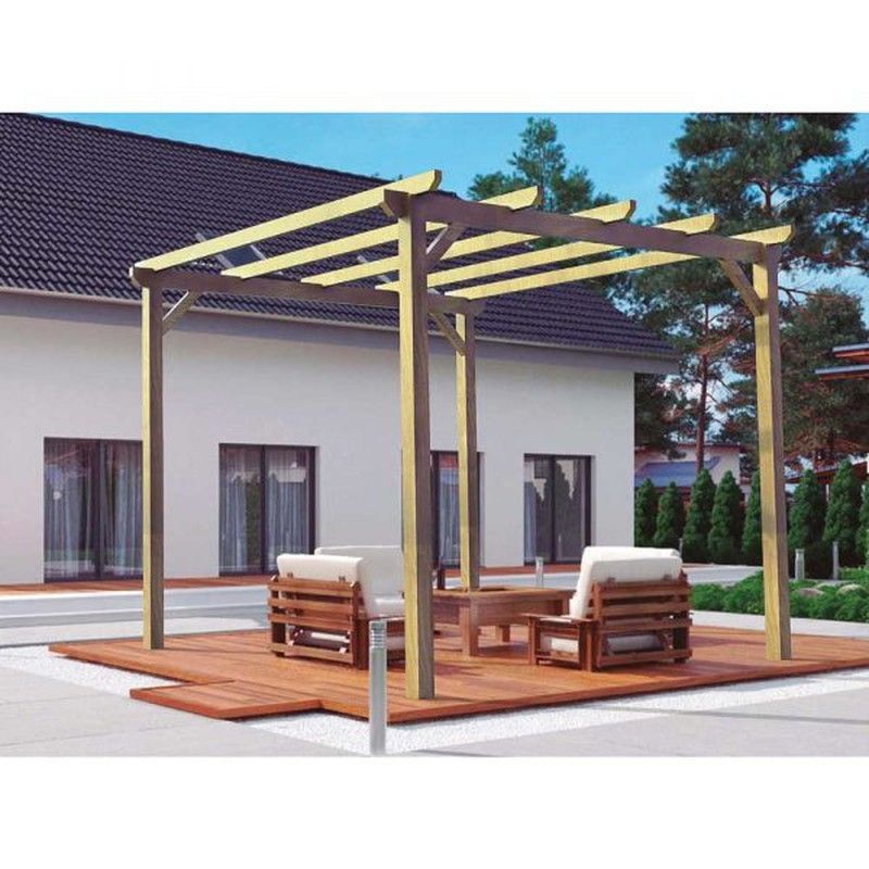 Pérgola de madera 420x420 MADRID de Maderland