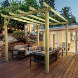 Pérgola de madera 510x420 CAMBADOS de Maderland