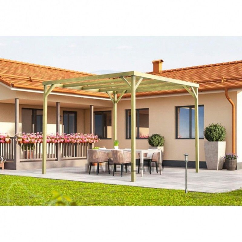 Pérgola de madera 510x420 MATARO de Maderland