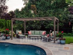 Pergola de madera Laminada ALICANTE GL24h + tornilleria INCLUIDA