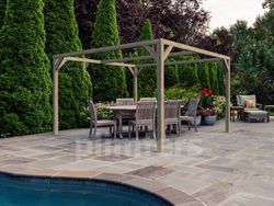 Pergola de madera Laminada TARRAGONA GL24h + tornilleria INCLUIDA