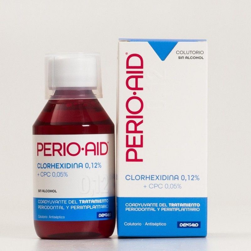 Perio Aid Clorhexidina 0,12% + CPC 0,05% Coadyuvante del tratamiento 150 mL