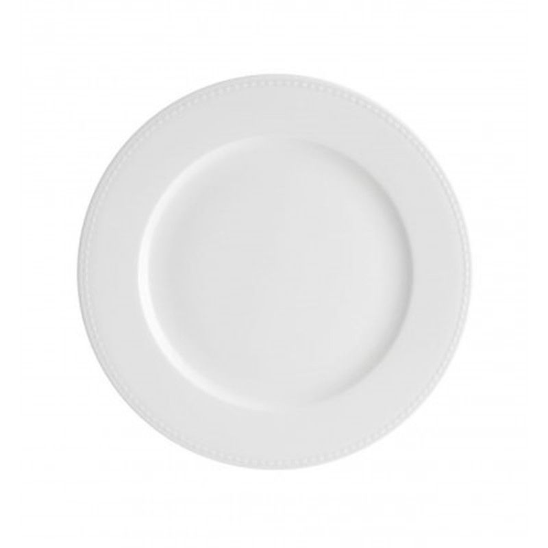 Perla white plato postre 21 cm