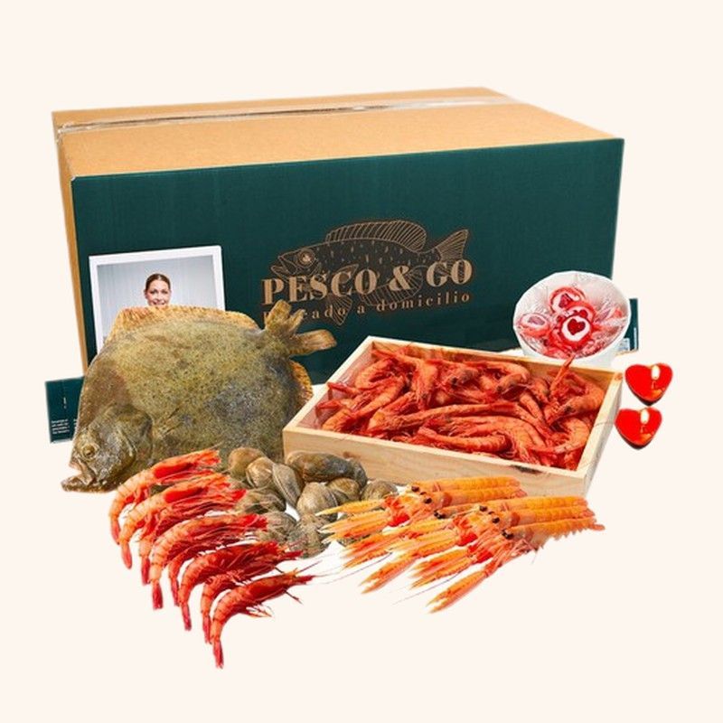 Pesco&Go Box Rodaballo Especial para Dos