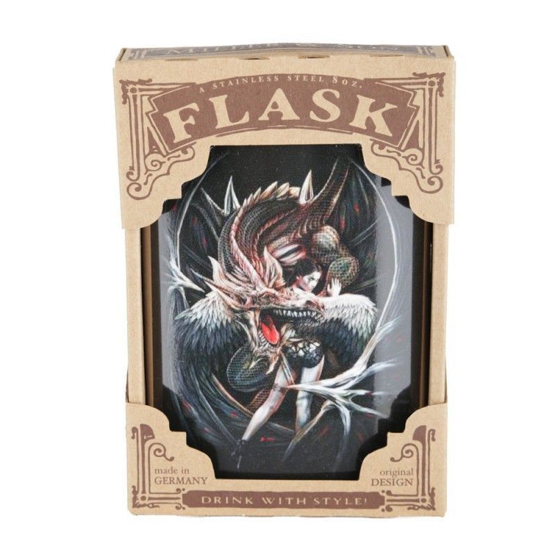 Petaca 100% Acero Dragon