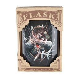 Petaca 100% Acero Dragon