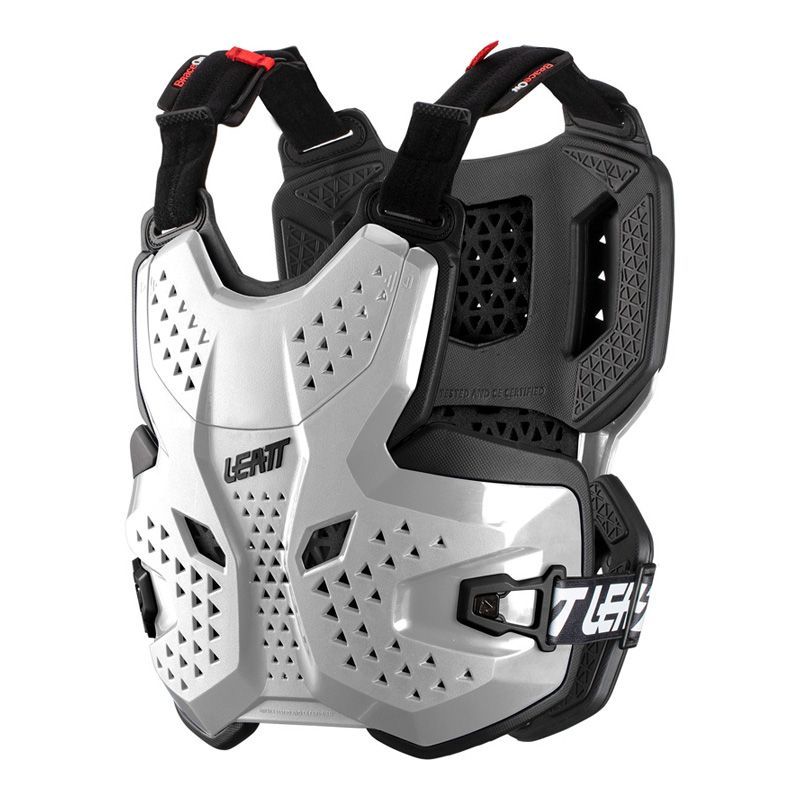 Peto Leatt 3.5 Blanco – Protección Avanzada, Estilo Puro y Comodidad Total para Riders