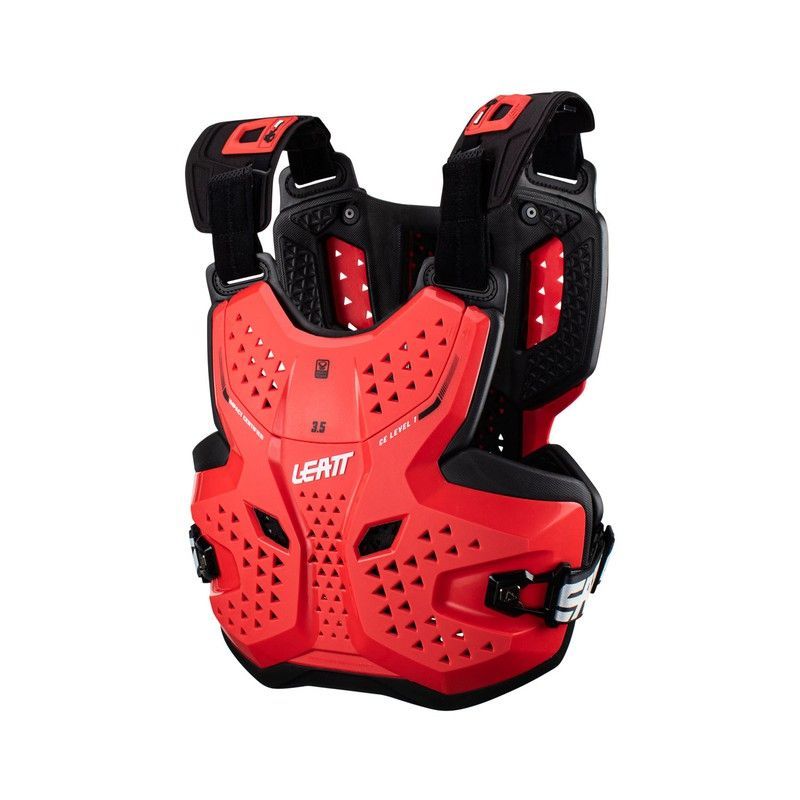 ❤️ Peto Leatt 3.5 Rojo – Protección Avanzada y Comodidad para Riders de 70 a 90 Kg 🛡️🚵‍♂️🔥