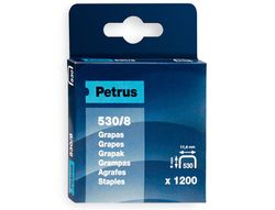 PETRUS Grapas 1200 Ud 530/8 Cobreada 77514