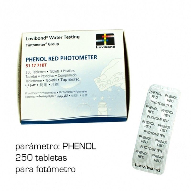 Phenol Red  Lovibond Fotometro - 250U