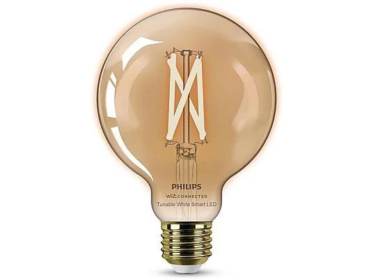 PHILIPS 37220700 SmartLED GLOBO AMBAR 95mm 7W-50W 640Lm 2000K-5000K (Conecta por WIZ)