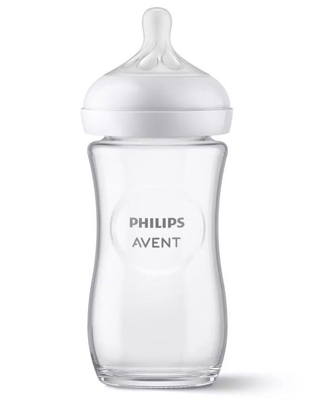 Philips Avent Natural Response Biberón Cristal 240ml Tetina T3 1m+ SCY933/01