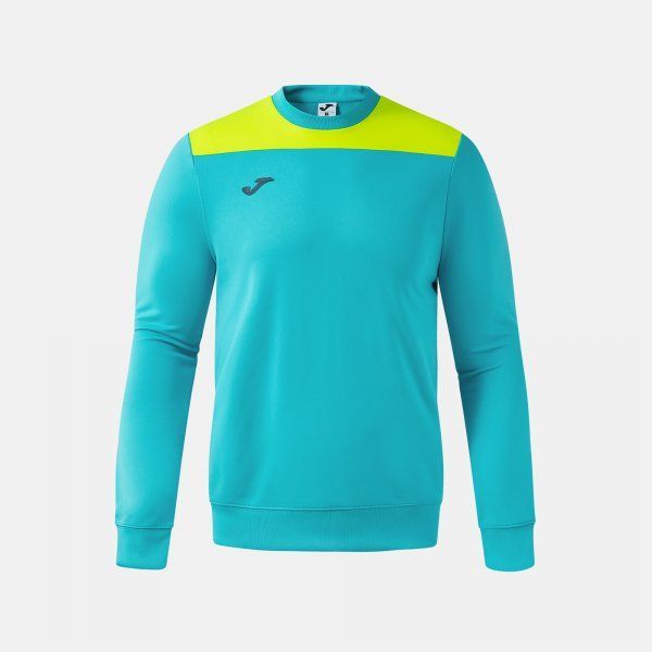 Phoenix Iii Sweatshirt Fluor Turquoise Fluor Yellow
