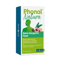 Phonal Natura Nariz-Garganta Flash 15 Comprimidos
