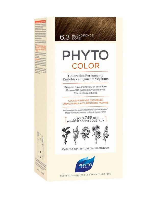 Phyto Color Tinte Vegetal 6.3 Rubio Oscuro Dorado