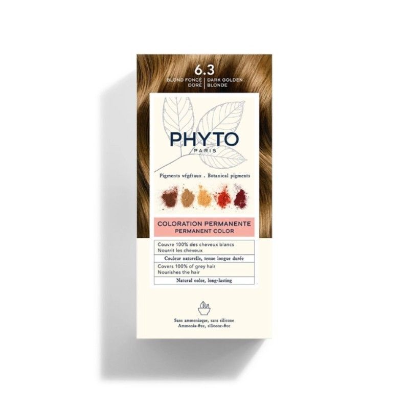 Phyto Hair Color 6.3 Rubio Oscuro Dorado