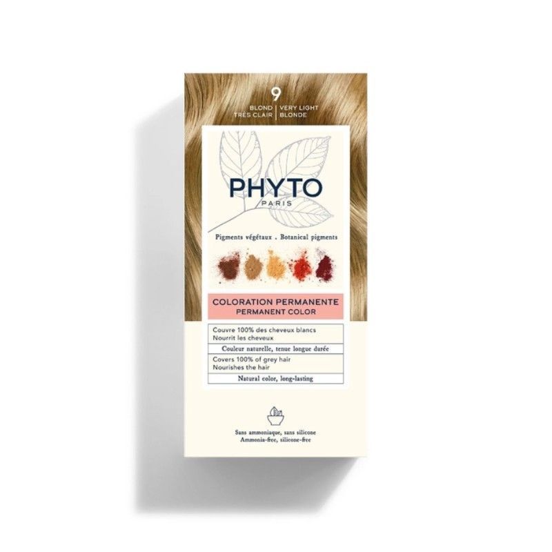 Phyto Hair Color 9 Rubio Muy Claro