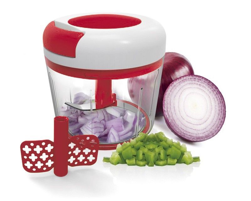 Picadora redonda con cuerda 13 cms iris