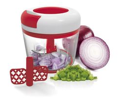 Picadora redonda con cuerda 13 cms iris