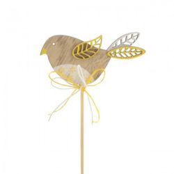 PICK PÁJARO MADERA KIKI Ø8X5X H50CM (10U)