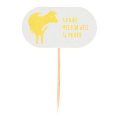 Picksteak amarillo “al punto”. 100 unidades por cajita.