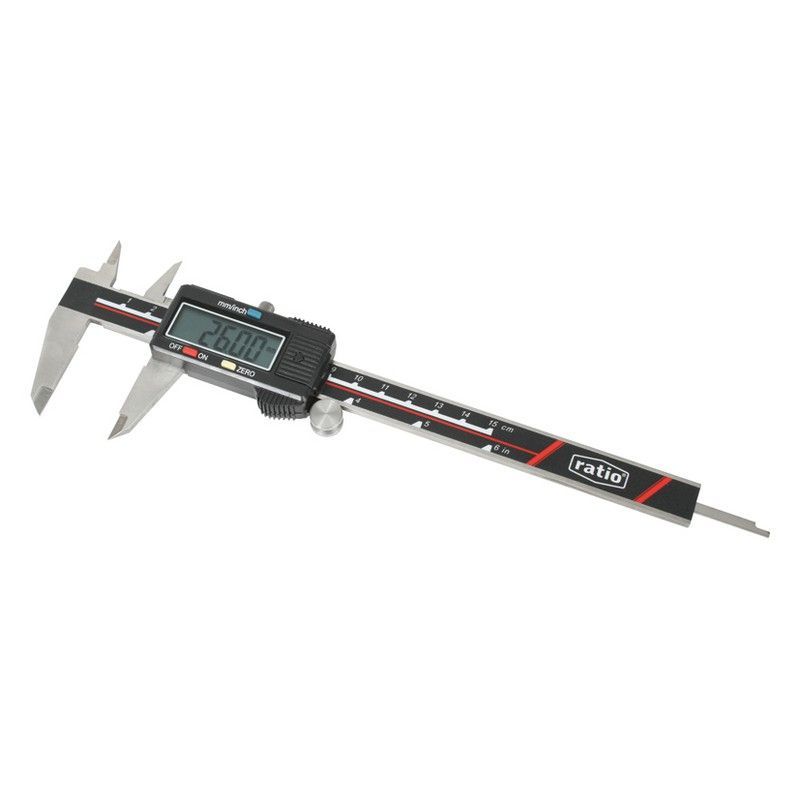 Pie de rey digital RATIO 6369 Pie De Rey Digital 150Mm.Ratio