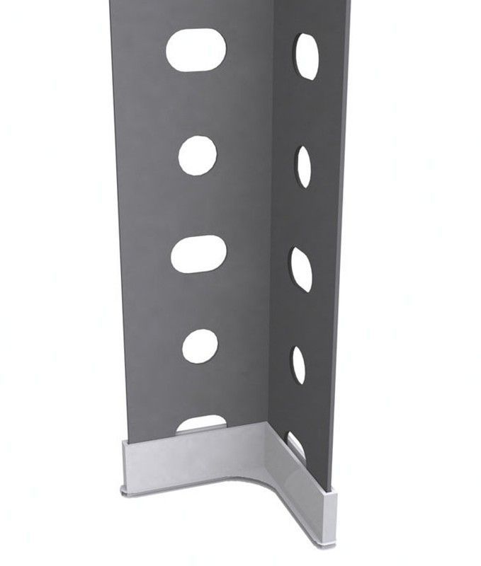 Pie Plast Estant Angulo Bl/48