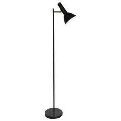 Pie Salon Lumiere Negro 1 X 60W E-27