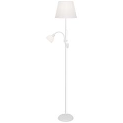 Pie Salon Sisto Blanco 1 X 60W E-27 + 1 X 40W E-14