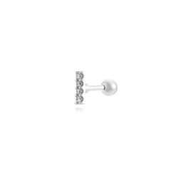 Piercing Acero 7mm PZA0017RH Palo Circonitas