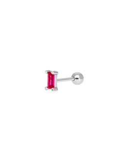 Piercing Marea Mujer Plata Circonita Fucsia D02010/AD
