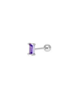Piercing Marea Mujer Plata Circonita Lila D02010/AB