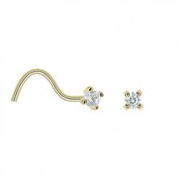 Piercing Nariz Oro 18kts 4 Garras Circonita 1,9 mm 0204514