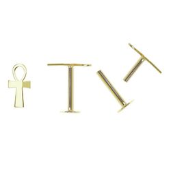 Piercing Nariz Oro 18kts Cruz Vida 6,5x3,5mm Cierre Plano 8x3,5mm 0202011