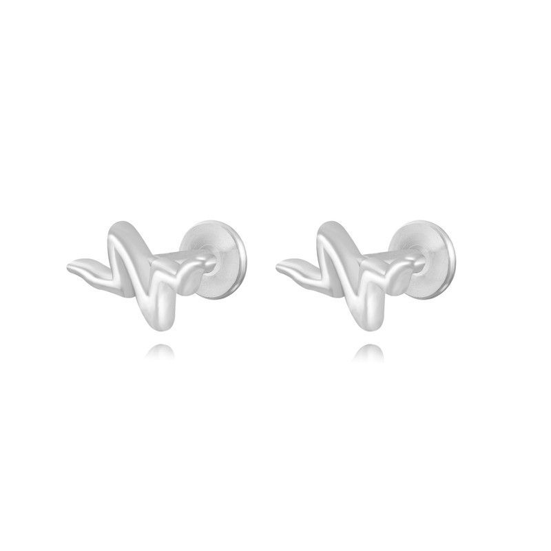 Piercing Plata 8x5mm PIP0003RH Latido Del Coraón