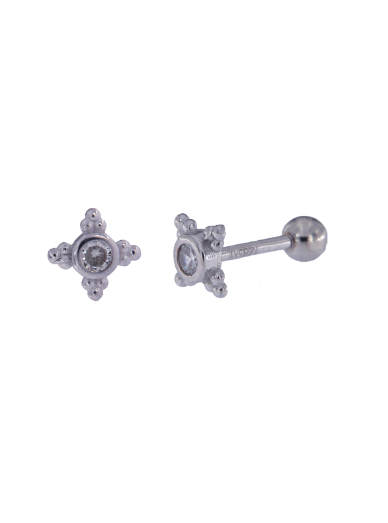 Piercing Plata Mujer PTR 44 Circonita
