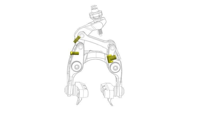 Piezas para frenos bontrager kit de pernos speed stop