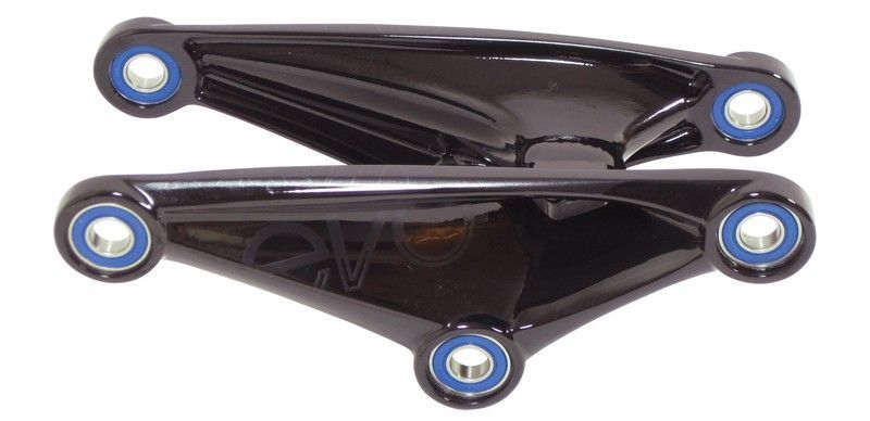 Piezas para suspensión trek lush sl. Bieleta del basculante. Negro mate/brillante