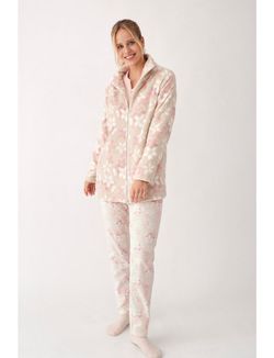 Pijama manga larga  mujer  3 piezas N19993  promise