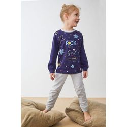 Pijama niña interlock