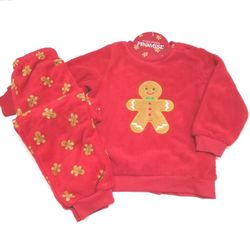 Pijama para niña rojo 100% poliéster Promise