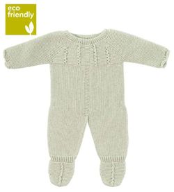 Pijama punto 40 cm verde