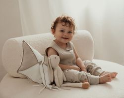 Pijama/saco invierno talla 6-18 meses (algodón orgánico) - Sonpetit