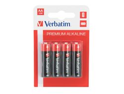 Pila alcalina verbatim aa lr06 blister de 4 unidades